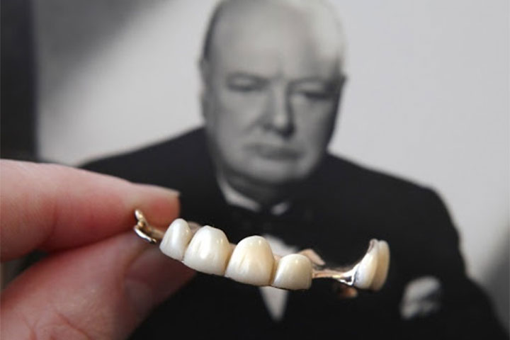 Winston Churchill’s Teeth Fetch $26.359 At Auction